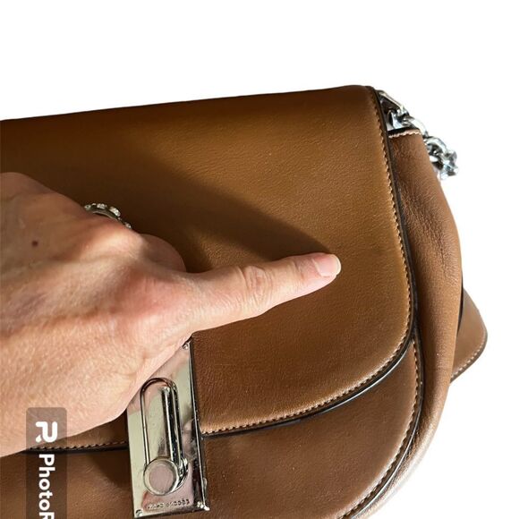 Marc Jacobs WEST END THE JANE SADDLE SHOULDER\CROSSBODY BAG/PURSE IN MAPLE TAN - Picture 11 of 15